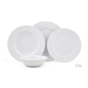 24dílná sada porcelánového nádobí Kutahya Guhlo