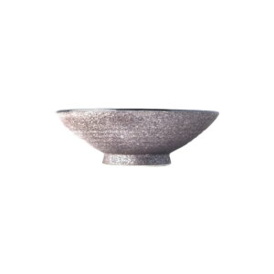 Béžová keramická miska na polévku MIJ Earth, ø 24 cm