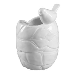Bílá keramická váza Mauro Ferretti Gufo