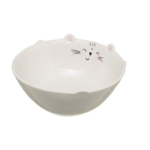 Bílá porcelánová miska Unimasa Kitty