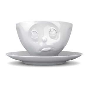 Bílý hrnek porcelánový na kávu 58products Oh please