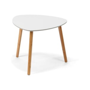 Bílý odkládací stolek loomi.design Viby