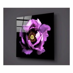 Černo-fialový skleněný obraz Insigne Calipsa Purple