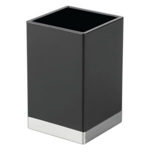 Černý úložný box iDesign Clarity