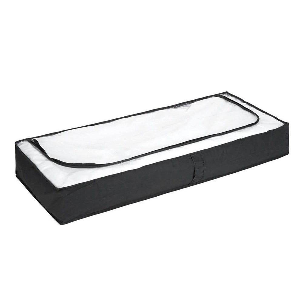 Černý úložný box pod postel Wenko