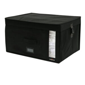 Černý úložný box s vakuovým obalem Compactor Infinity