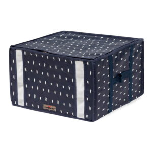 Černý vakuový úložný box na oblečení Compactor Kasuri