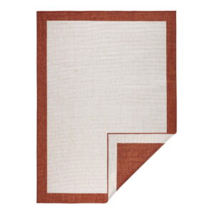 Šedo-krémový venkovní koberec Bougari Panama, 80 x 250 cm