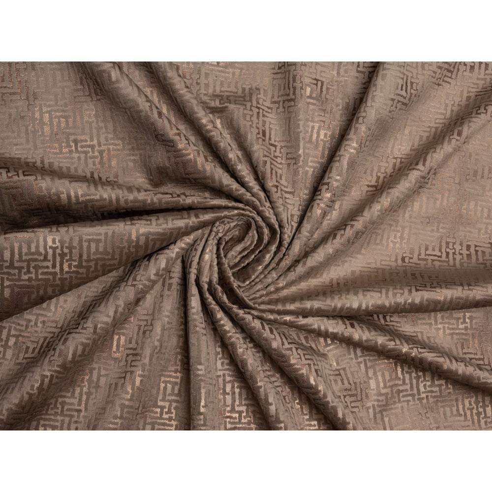 Hnědý zatemňovací závěs 140x260 cm Terra – Mendola Fabrics