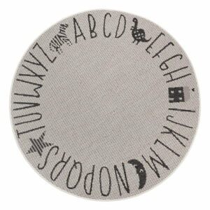 Krémový dětský koberec Ragami Letters
