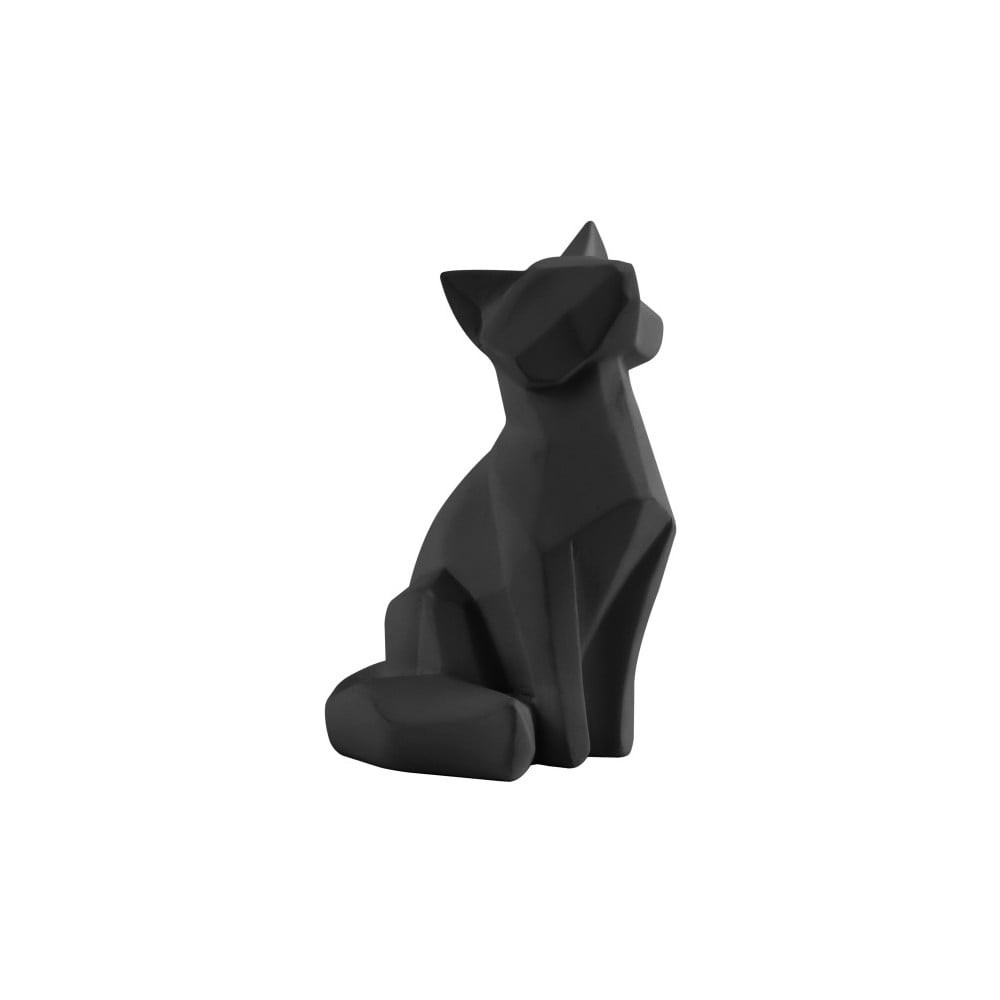 Matně černá soška PT LIVING Origami Fox
