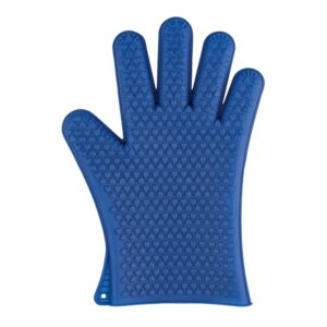 Modrá silikonová rukavice do trouby Wenko Glove