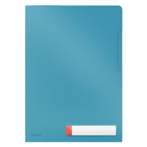 Modré neprůhledné kancelářské desky Leitz Cosy