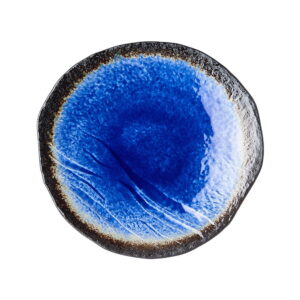Modrý keramický talíř MIJ Cobalt