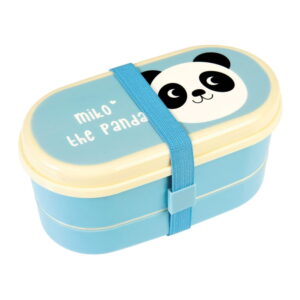 Modrý obědový bento box Rex London Miko The Panda
