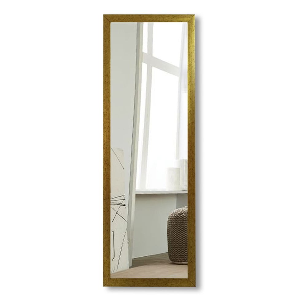 Nástěnné zrcadlo s rámem ve zlaté barvě Oyo Concept