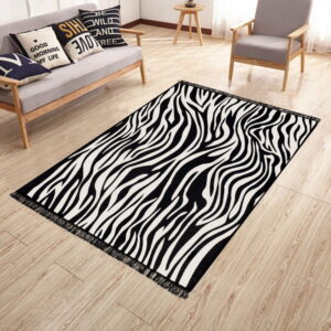 Oboustranný pratelný koberec Kate Louise Doube Sided Rug Zebra