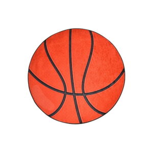 Oranžový dětský protiskluzový koberec Chilai Basketball