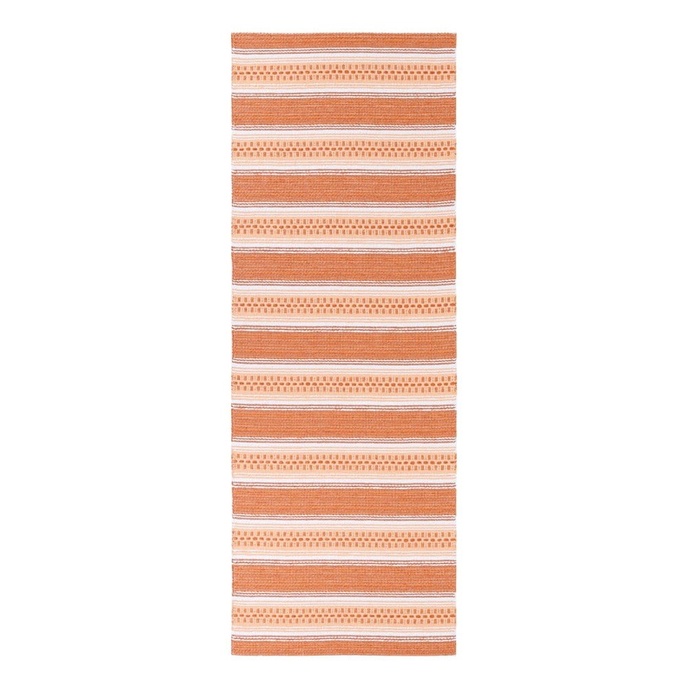 Oranžový koberec vhodný do exteriéru Narma Runo