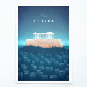 Plakát Travelposter Athens
