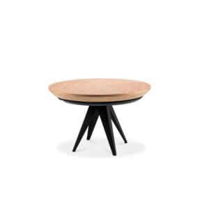 Rozkládací stůl s černými kovovými nohami Windsor & Co Sofas Magnus