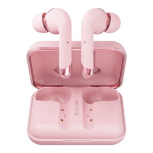 Růžová bezdrátová sluchátka Happy Plugs Air 1 Plus In-Ear