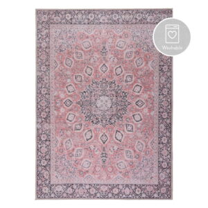 Růžový pratelný koberec 160x230 cm FOLD Somerton – Flair Rugs