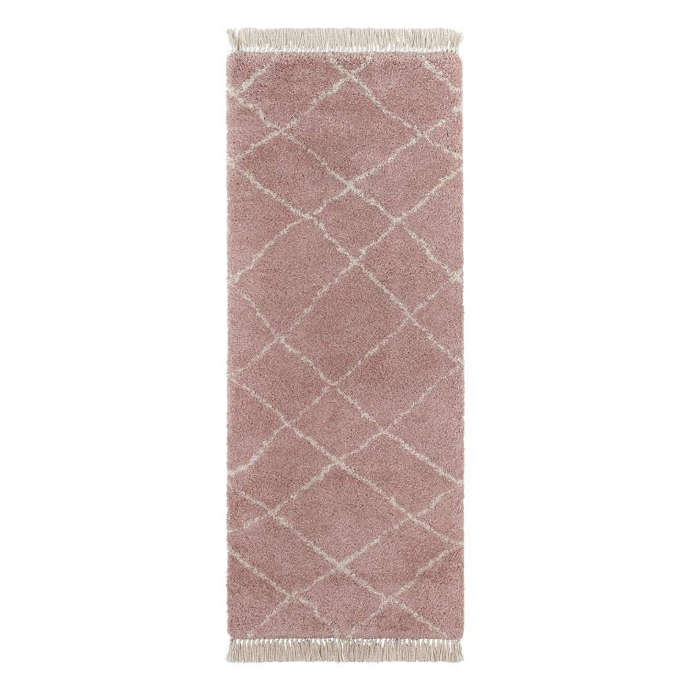 Růžový koberec běhoun 80x200 cm Bertha – Hanse Home