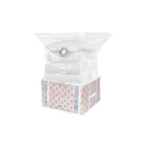 Růžový vakuový úložný box na oblečení Compactor Signature Blush 3D Vacuum Bag