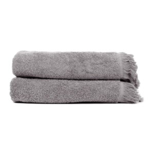Sada 2 antracitově šedých ručníků ze 100% bavlny Bonami Selection