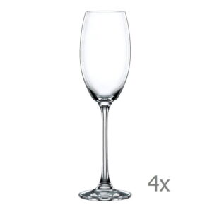 Sada 4 sklenic na šampaňské z křišťálového skla Nachtmann Vivendi Premium Champagne Flute Set