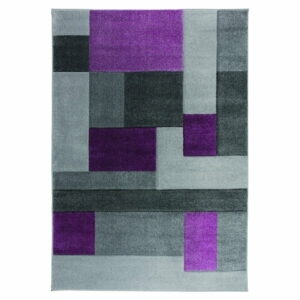 Šedo-fialový koberec Flair Rugs Cosmos