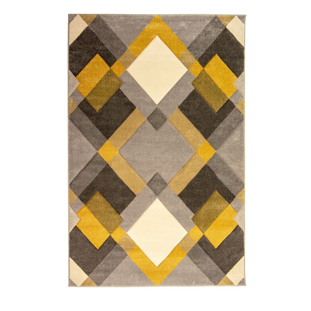 Šedo-žlutý koberec Flair Rugs Nimbus