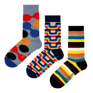 Set 3 párů ponožek Ballonet Socks The 70s v dárkovém balení