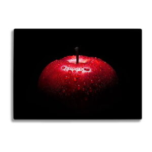Skleněné prkénko na krájení Insigne Red Apple