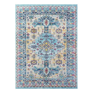 Světle modrý koberec Nouristan Agha