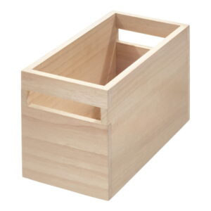 Úložný box ze dřeva paulownia iDesign Eco Wood