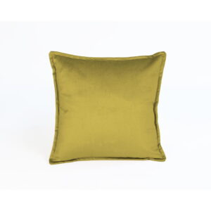 Žlutý sametový polštář Velvet Atelier Tercio 
