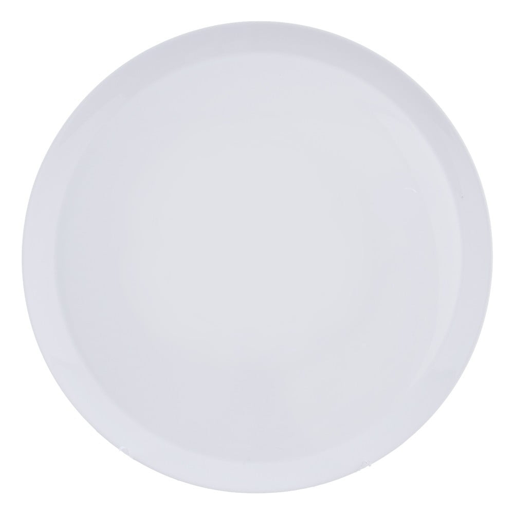 Bílý skleněný talíř Orion Grangusto
