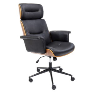 Černá kancelářská židle Kare Design Check Out
