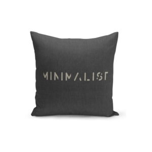 Černo-šedý povlak na polštář Kate Louise Minimalist