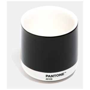 Černý keramický termo hrnek Pantone Cortado