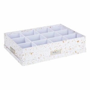 Krabice s přihrádkami ve zlato-bílé barvě Bigso Box of Sweden Jakob