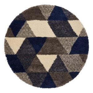 Modro-šedý koberec Think Rugs Royal Nomadic Trinagle