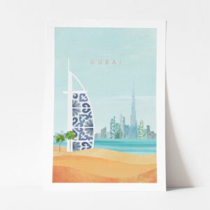 Plakát Travelposter Dubai