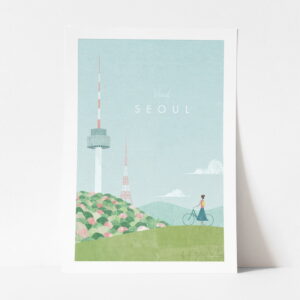 Plakát Travelposter Seoul