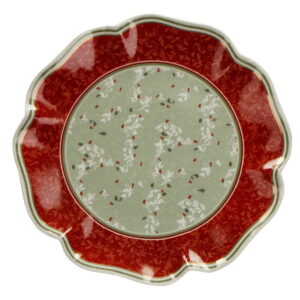 Porcelánový talíř s vánočním motivem Brandani Piatto Portata