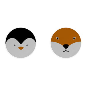 Sada 2 prostírání Madre Selva Fox & Penguin