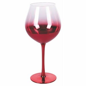 Sada 6 červených sklenic na víno Villa d'Este Avenue