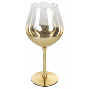 Sada 6 sklenic na víno ve zlaté barvě Villa d